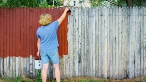 can i paint my side of my neighbours fence